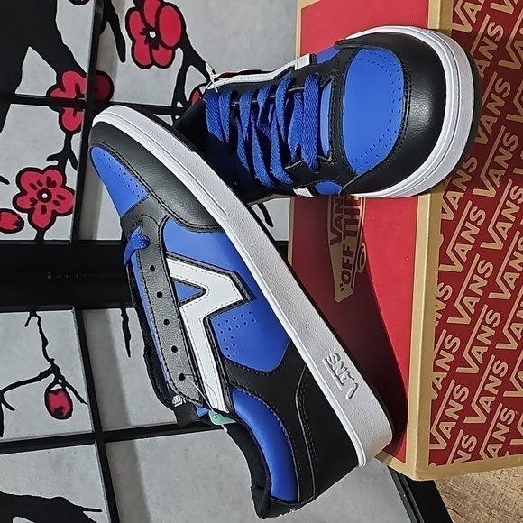 Vans Other - Vans Lowland Black Blue‎ Shoes Size 10 NWB